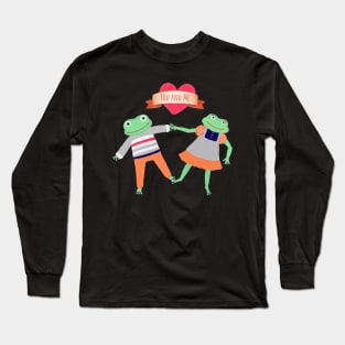 Frogs in love Long Sleeve T-Shirt